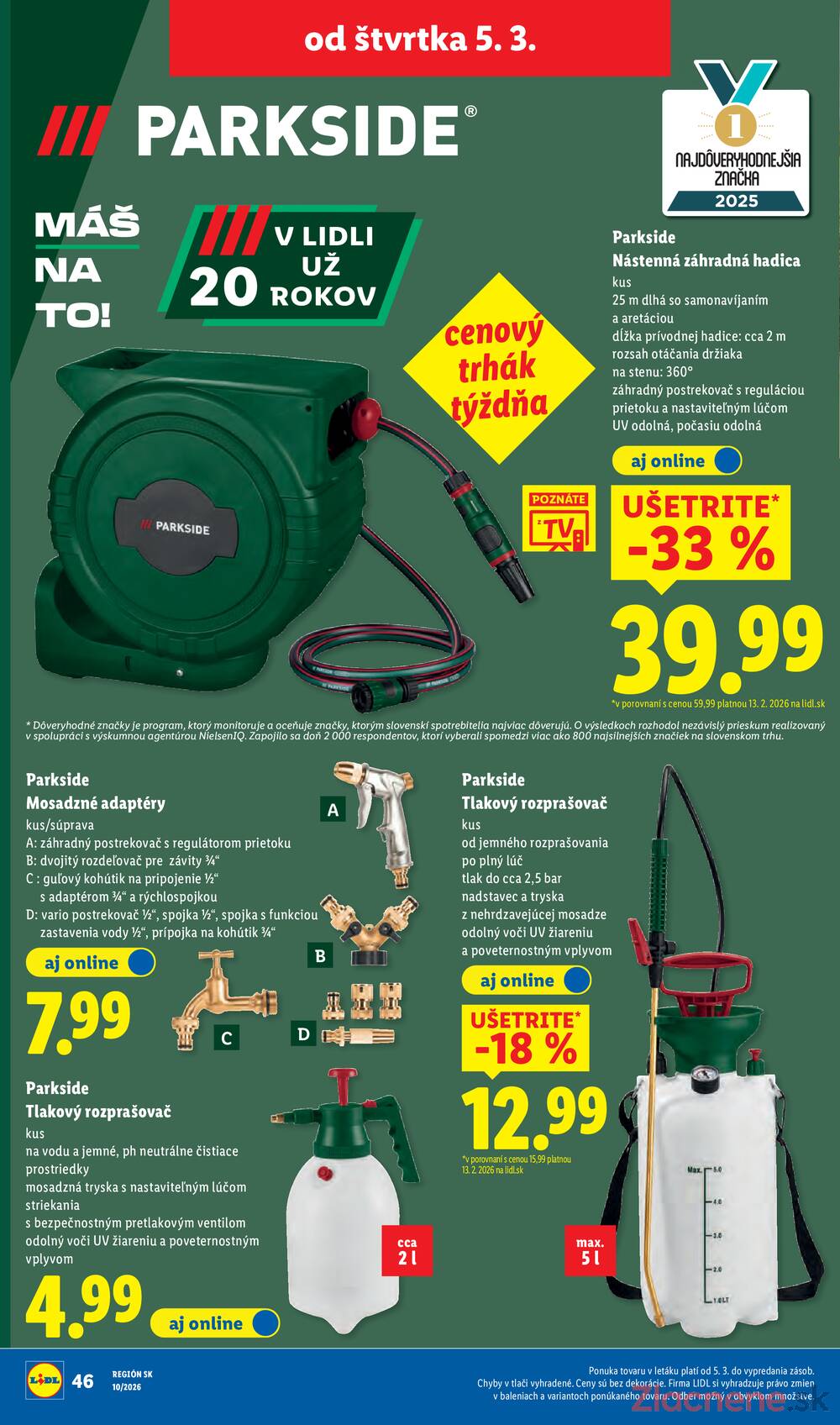 Lidl Pondělok 2.3. - 8.3.