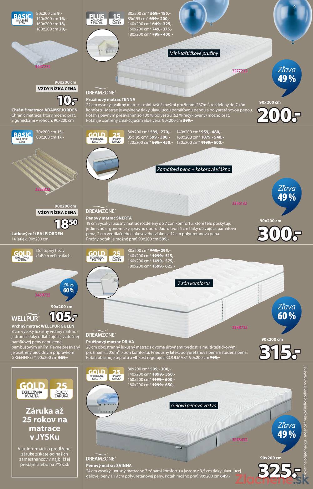Leták Jysk - Jysk od 9.3. do 14.4.2026 - strana 9 Leták Jysk - Jysk od 9.3. do 14.4.2026 - strana 9