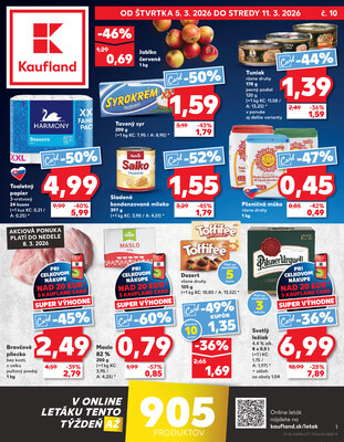 Leták Kaufland 5.3. - 11.3. - Kaufland Bratislava - Petržalka
