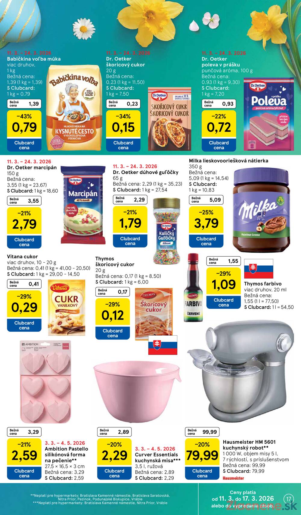Leták Tesco - Tesco malé hypermarkety 11.3. - 17.3. - strana 17
