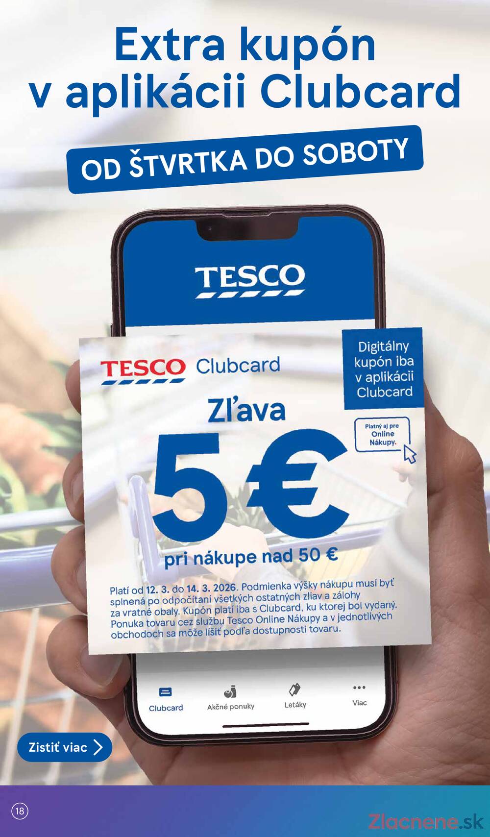 Leták Tesco - Tesco malé hypermarkety 11.3. - 17.3. - strana 18