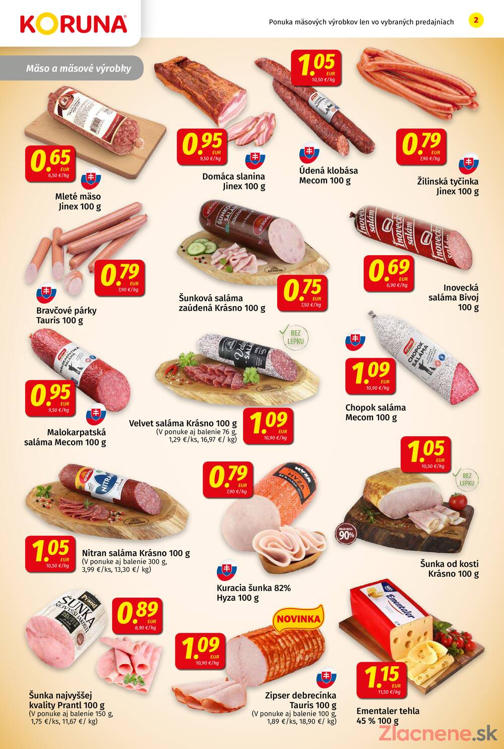 Leták KORUNA - KORUNA do 18.3. - strana 2 Leták KORUNA - KORUNA do 18.3. - strana 2