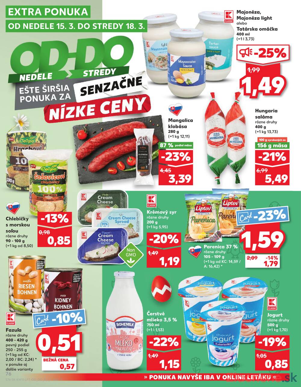 Kaufland 12.3. - 18.3. - Kaufland Michalovce
