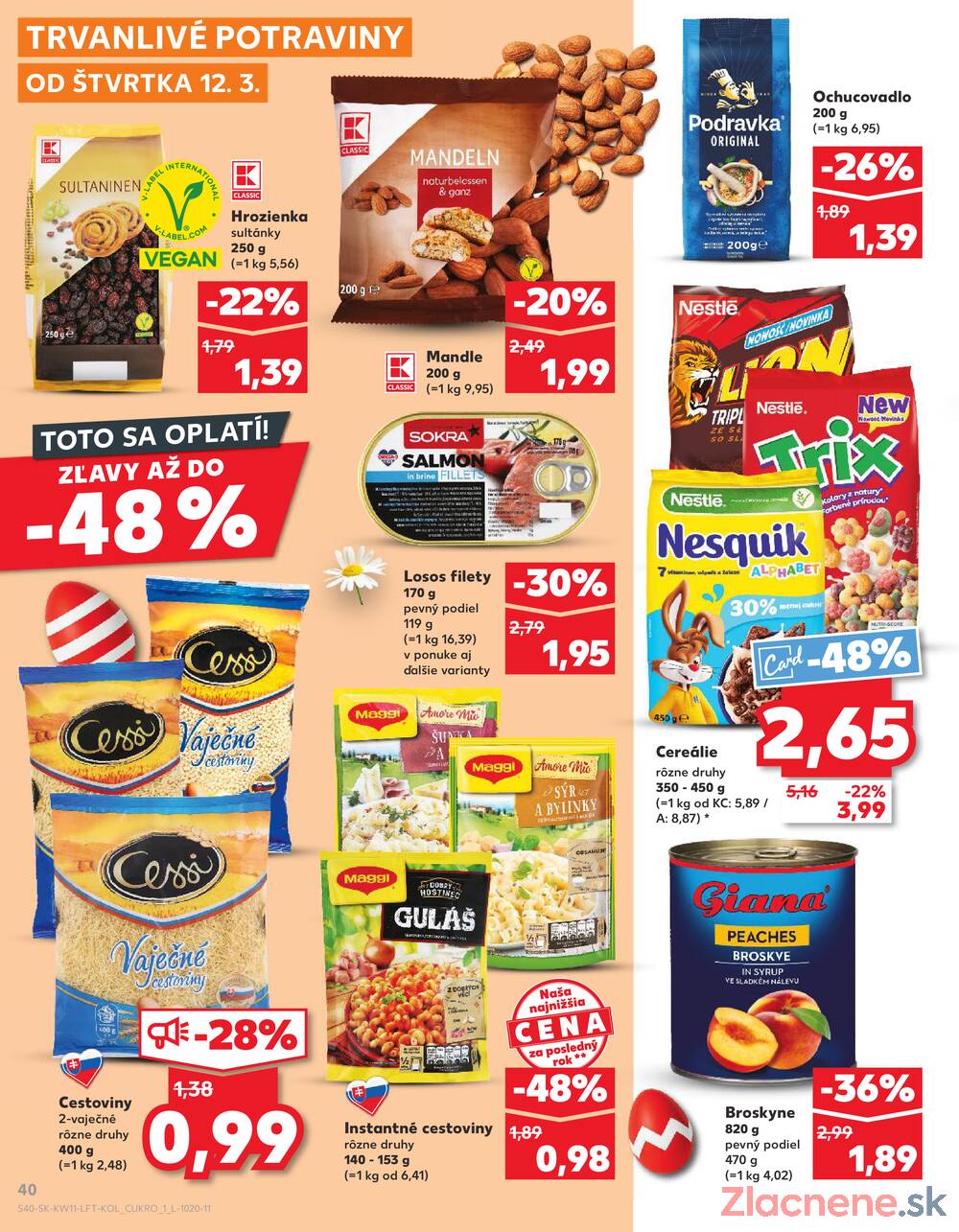 Leták Kaufland - Kaufland 12.3. - 18.3. - Kaufland Košice-Pri hati - strana 40