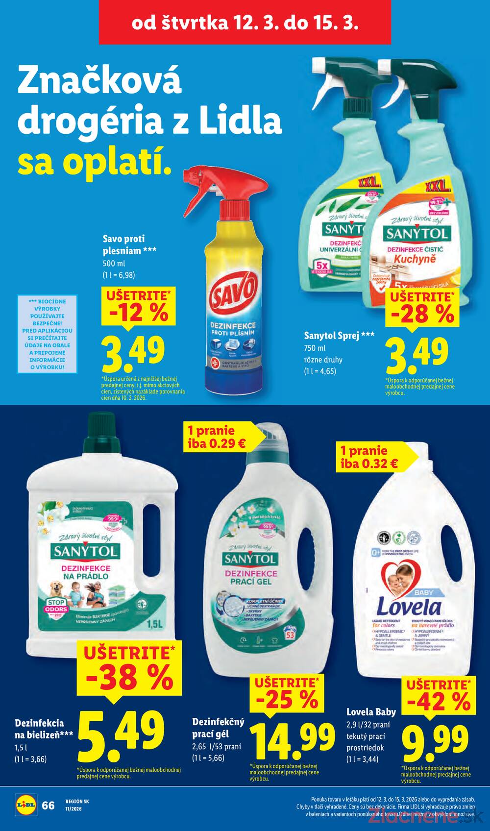Lidl Štvrtok 12.3. - 15.3.