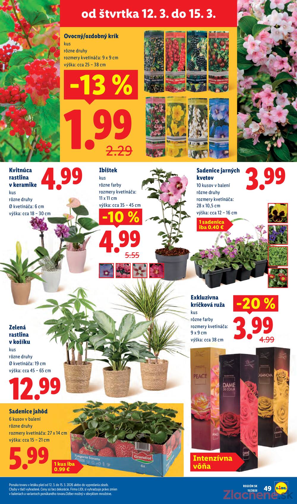 Lidl Štvrtok 12.3. - 15.3.