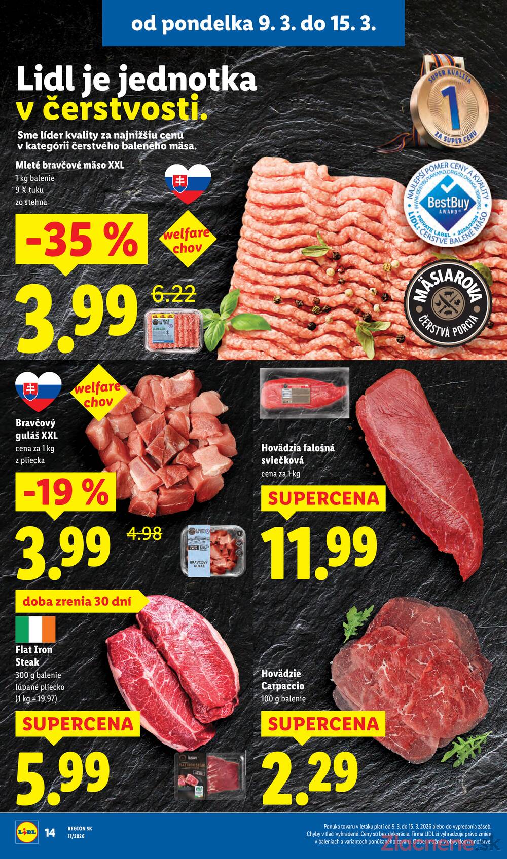 Lidl Štvrtok 12.3. - 15.3.