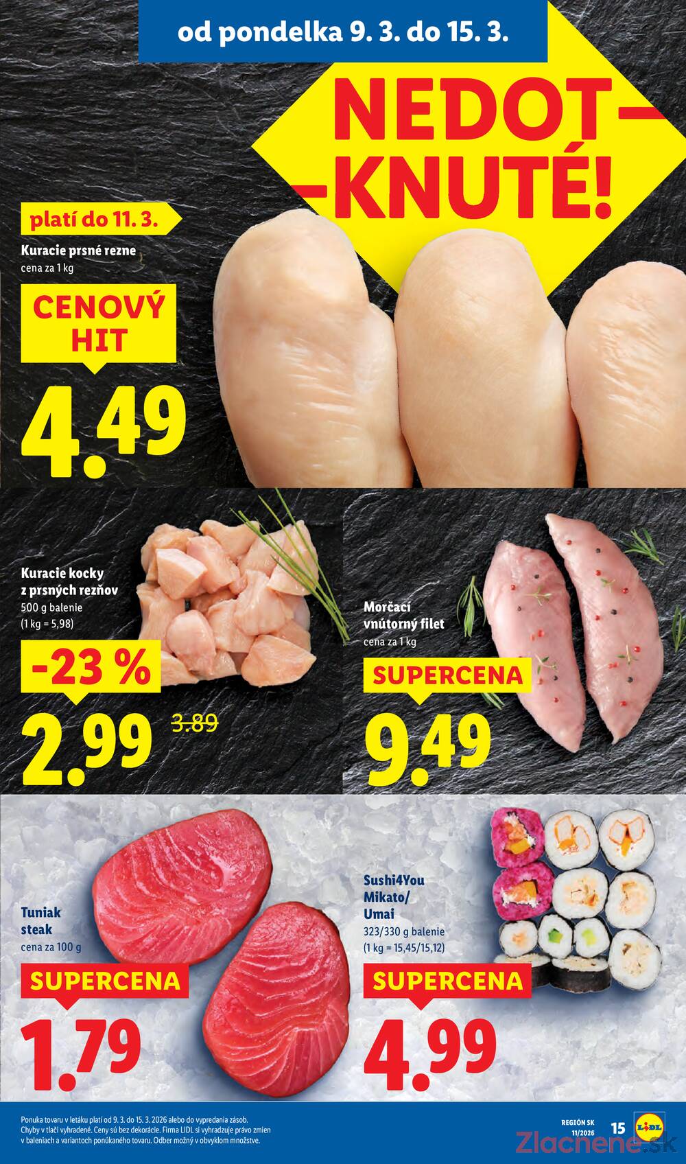 Lidl Štvrtok 12.3. - 15.3.