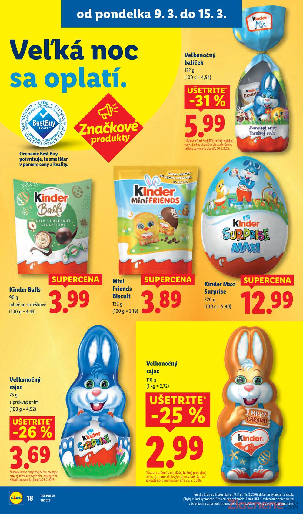 Lidl Štvrtok 12.3. - 15.3.