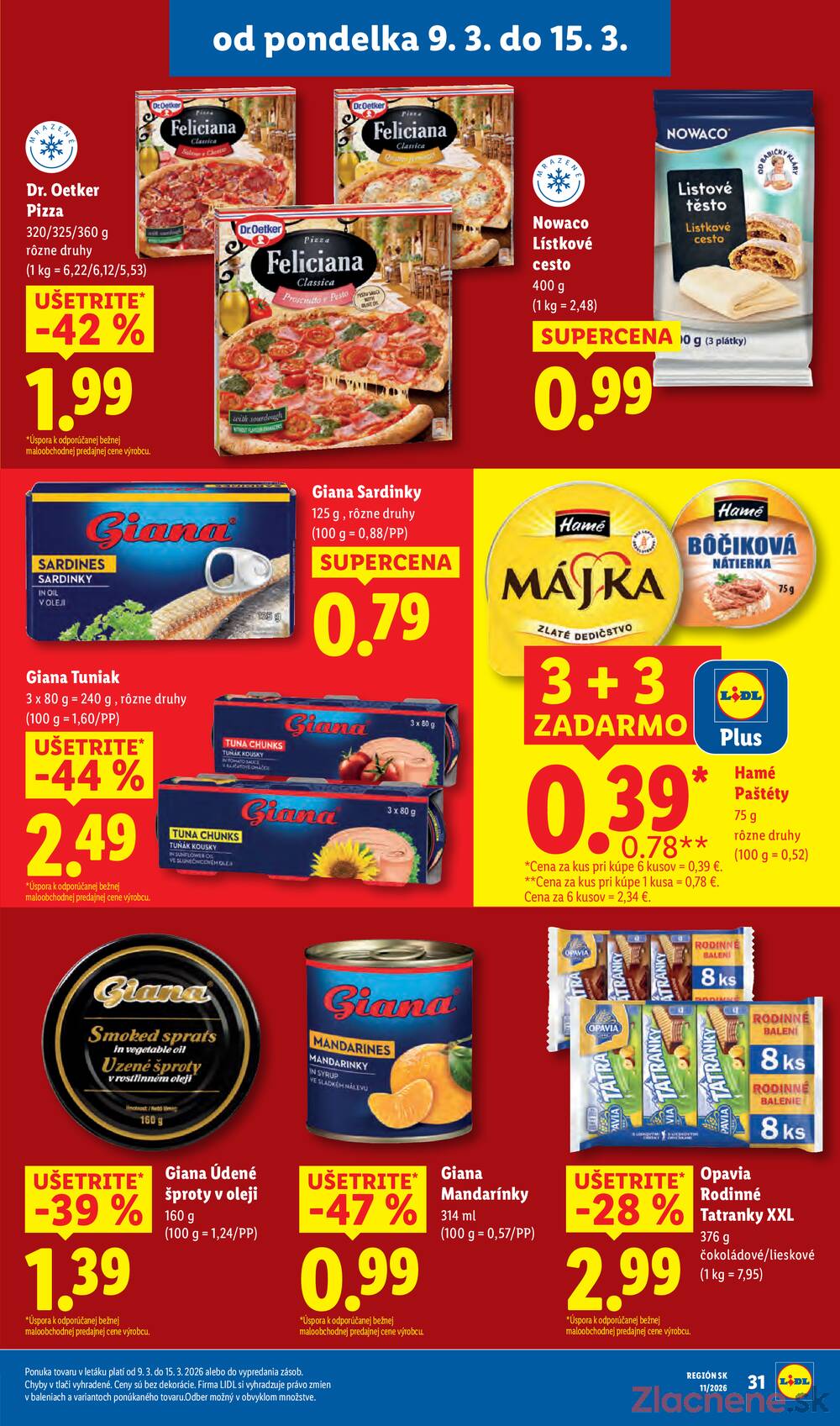 Lidl Štvrtok 12.3. - 15.3.
