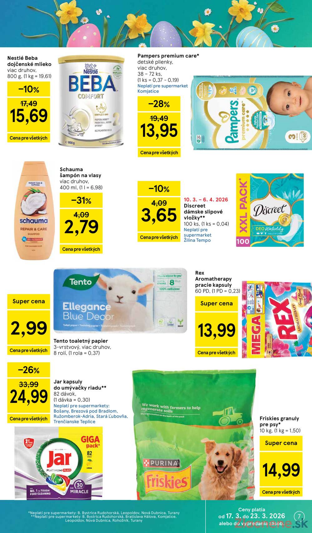 Tesco supermarkety od 18.3. do 24.3.2026