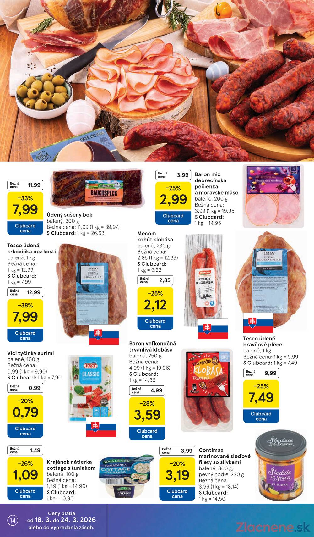 Leták Tesco - Tesco supermarkety od 18.3. do 24.3.2026 - strana 14