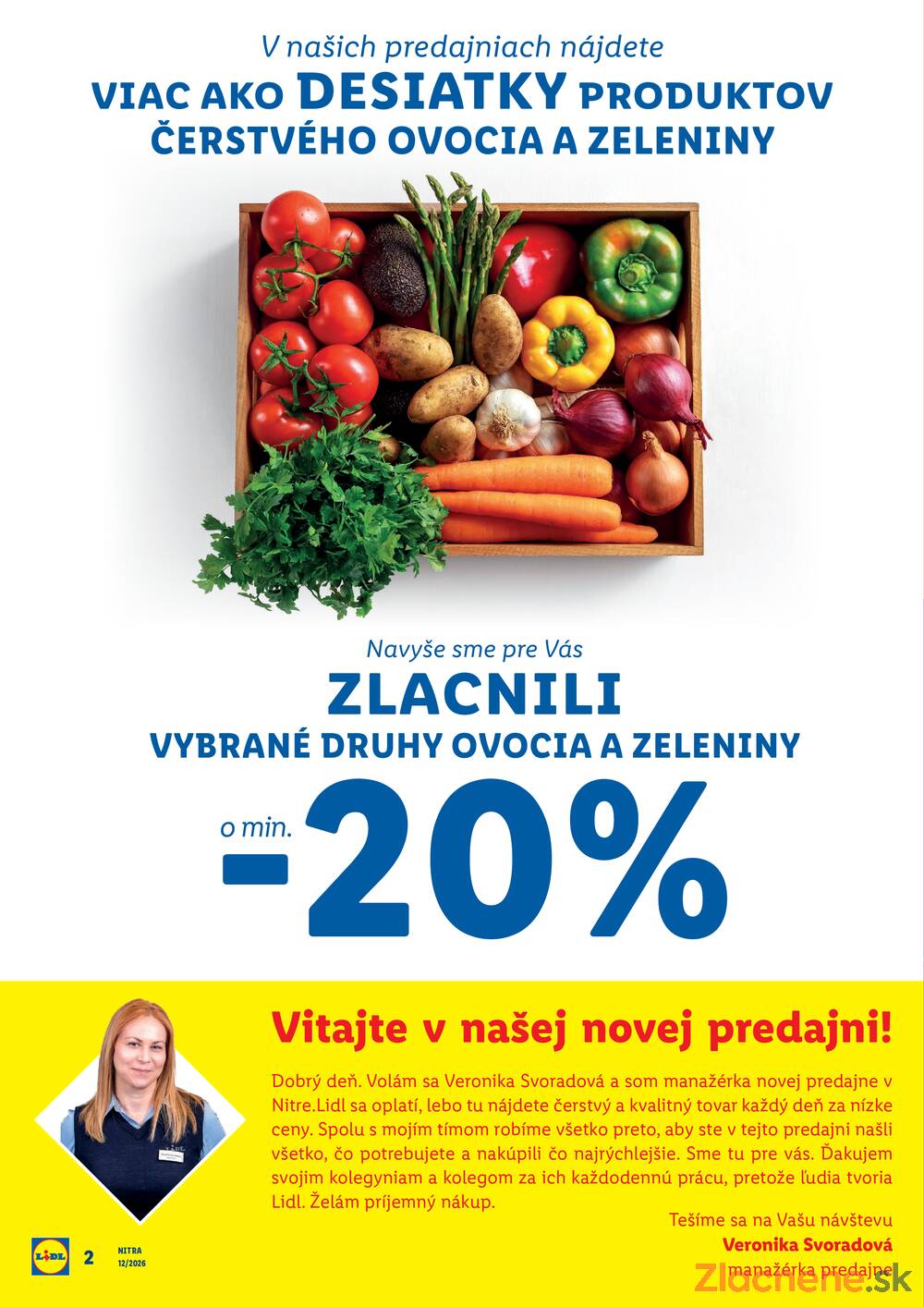 Lidl Nová predajňa v Nitre do 22.3.