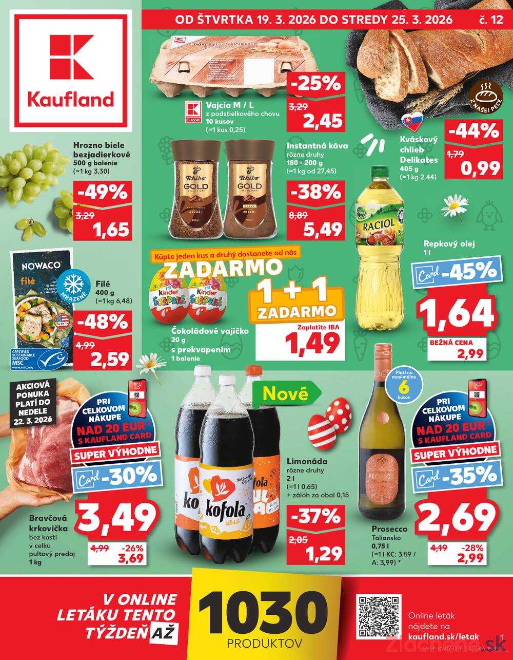 Kaufland 19.3. - 25.3. - Kaufland Ružomberok
