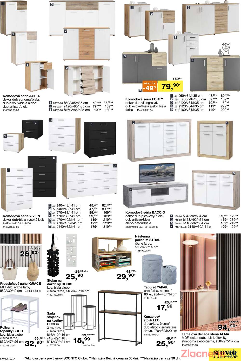Leták SCONTO nábytok - Sconto nábytok od 25.3. do 21.4.2026 - strana 9 Leták SCONTO nábytok - Sconto nábytok od 25.3. do 21.4.2026 - strana 9