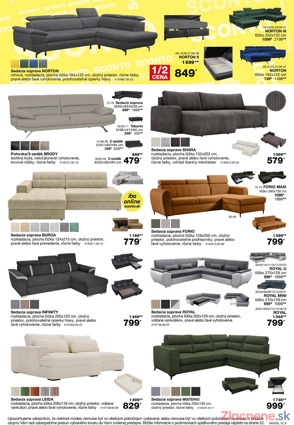 Leták SCONTO nábytok - Sconto nábytok od 25.3. do 21.4.2026 - strana 10