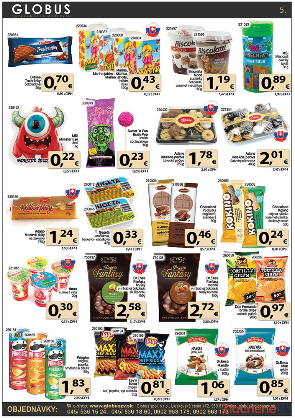 Leták Globus - Globus do 7.4. - strana 5 Leták Globus - Globus do 7.4. - strana 5