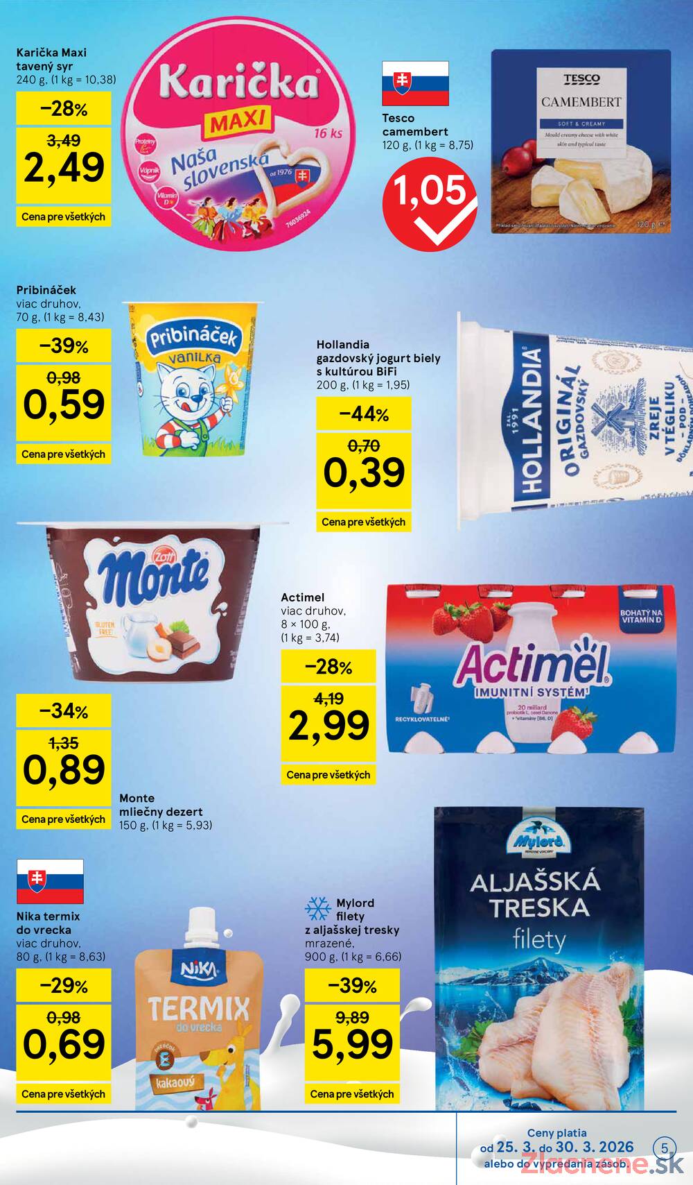 Tesco malé hypermarkety 25.3. - 30.3.