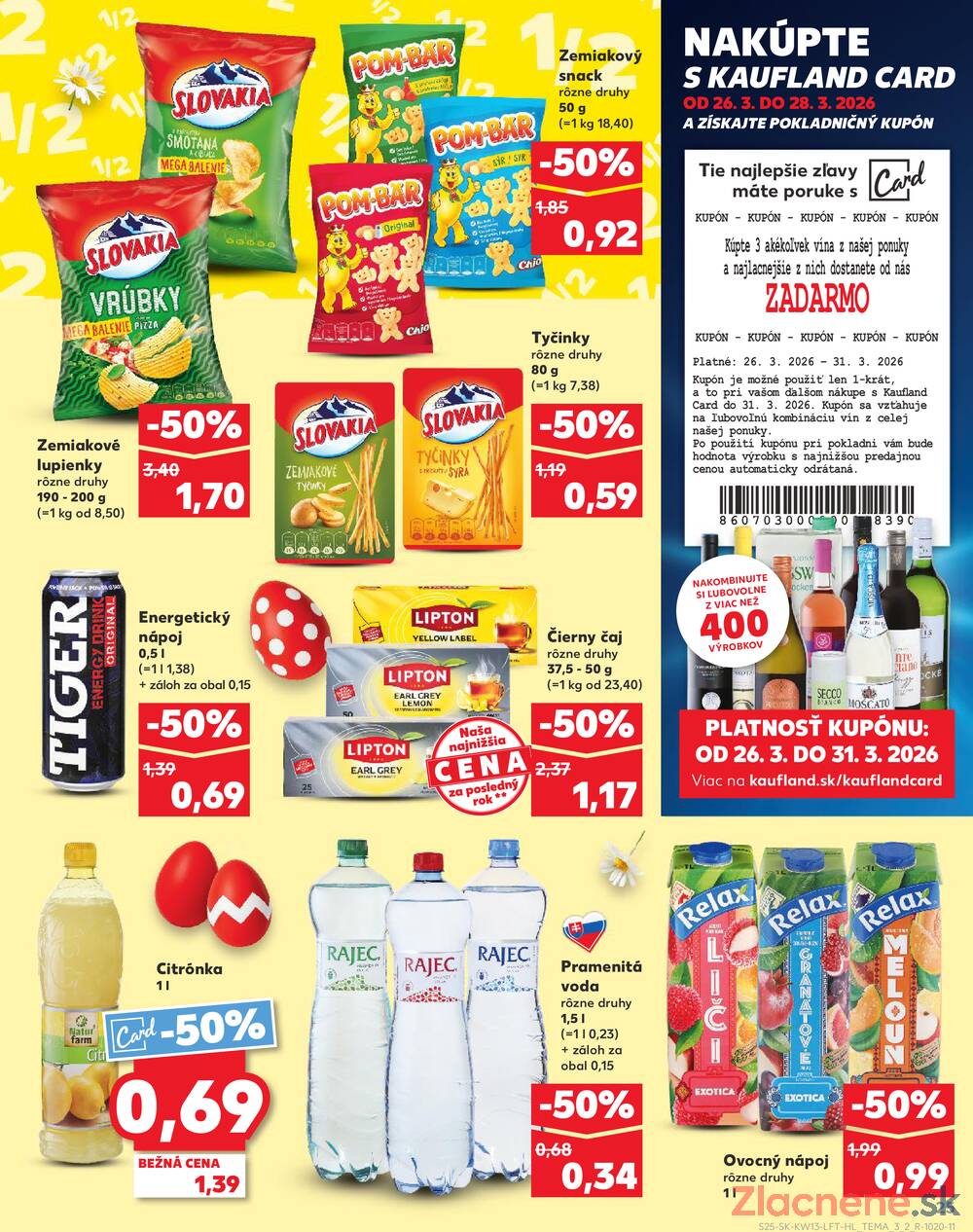 Kaufland 26.3. - 31.3. - Kaufland Bratislava - Avion (Ivanská cesta)