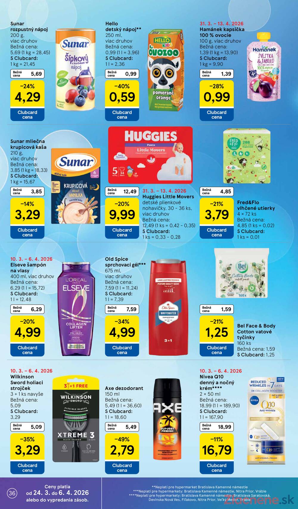 Leták Tesco - Tesco malé hypermarkety od 31.3. do 7.4. - strana 36 Leták Tesco - Tesco malé hypermarkety od 31.3. do 7.4. - strana 36