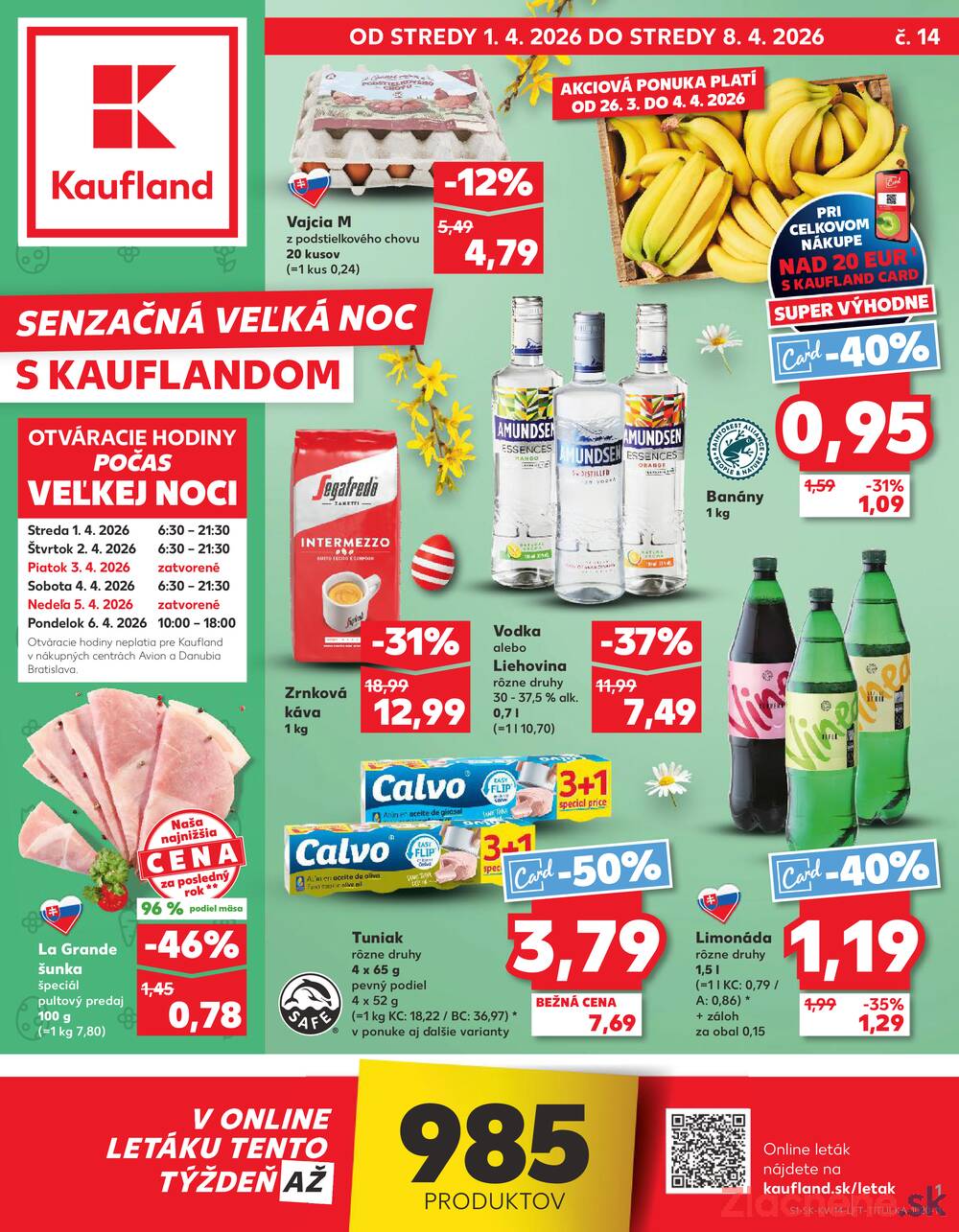 Leták Kaufland - Kaufland 1.4. - 8.4. - Kaufland Rimavská Sobota - strana 1