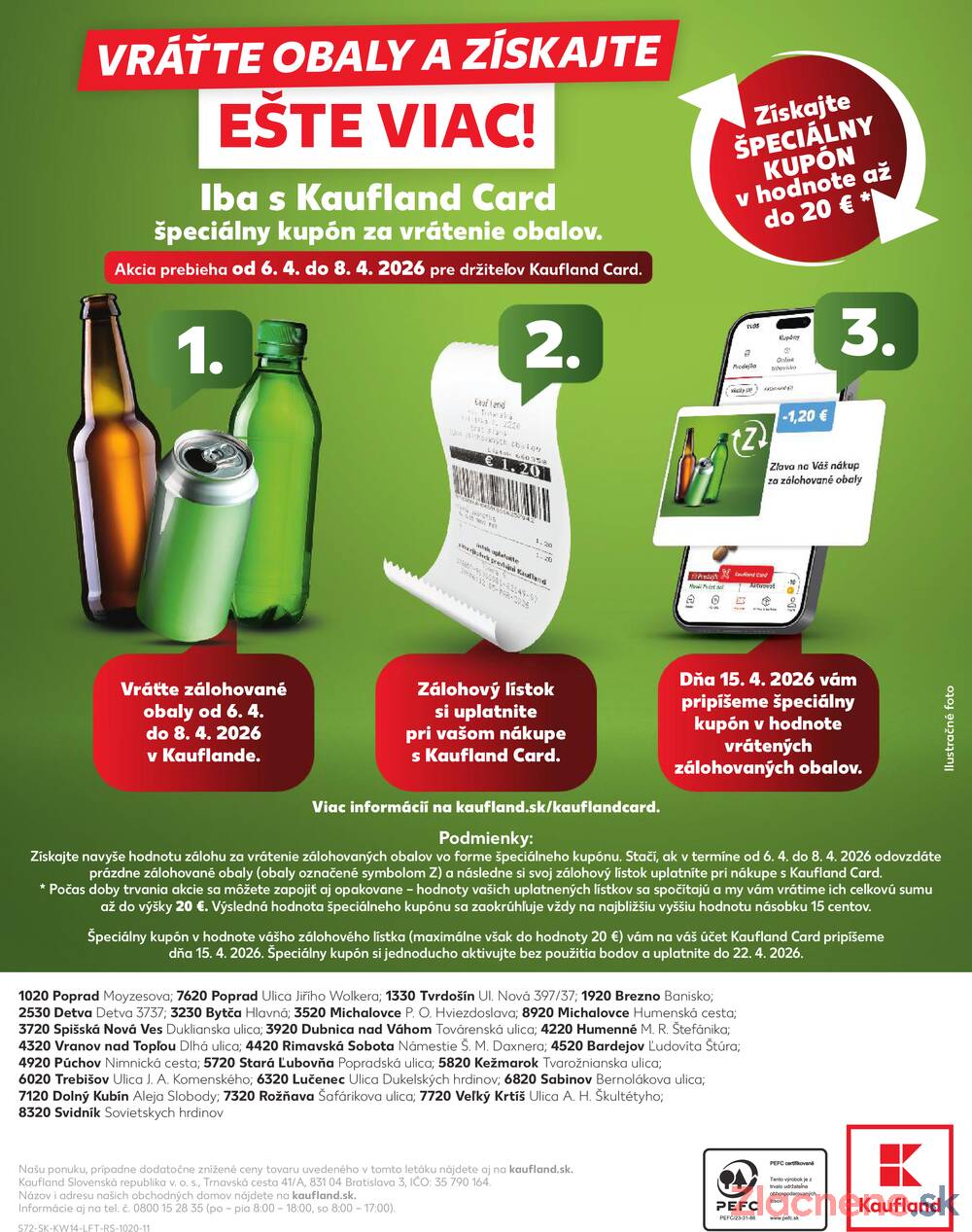 Leták Kaufland - Kaufland 1.4. - 8.4. - Kaufland Svidník - strana 72