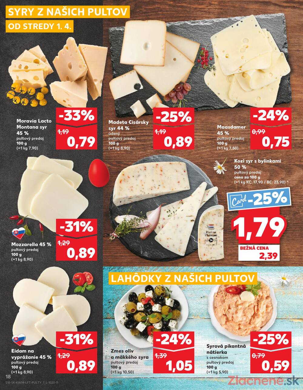Leták Kaufland - Kaufland 1.4. - 8.4. - Kaufland Michalovce (Humenská cesta) - strana 18