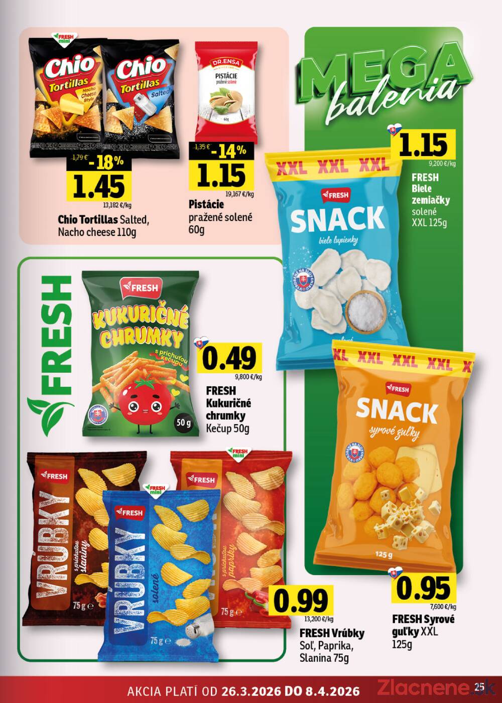 Leták Fresh - Fresh do 8.4. - strana 25