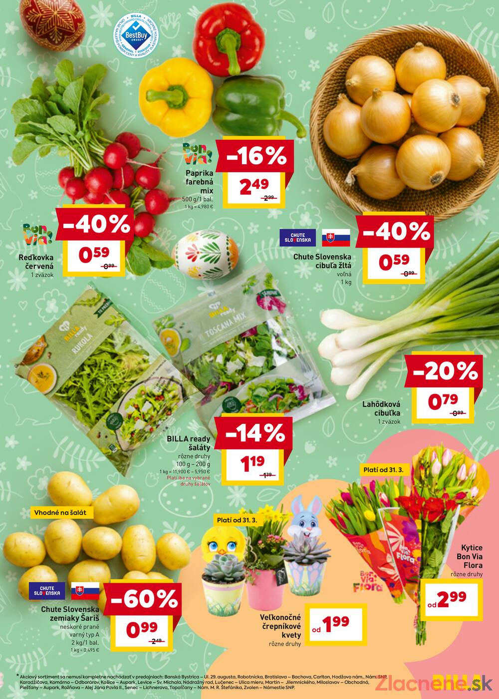 BILLA od 30.3. do 6.4.2026