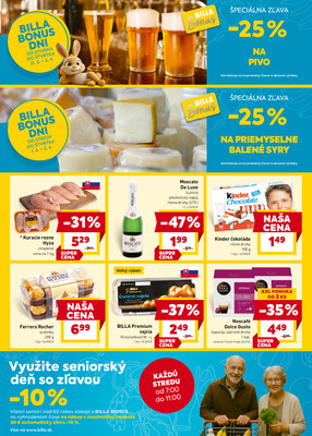 BILLA od 30.3. do 6.4.2026