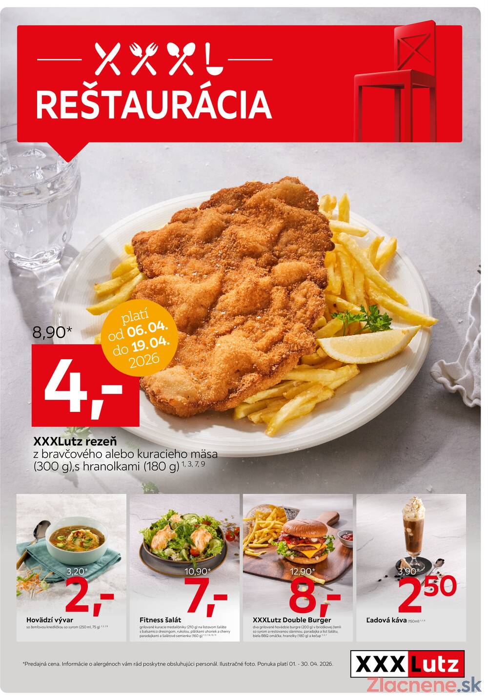 Leták XXXLutz - XXXLutz Resto 6.4. - 19.4. - strana 1 Leták XXXLutz - XXXLutz Resto 6.4. - 19.4. - strana 1