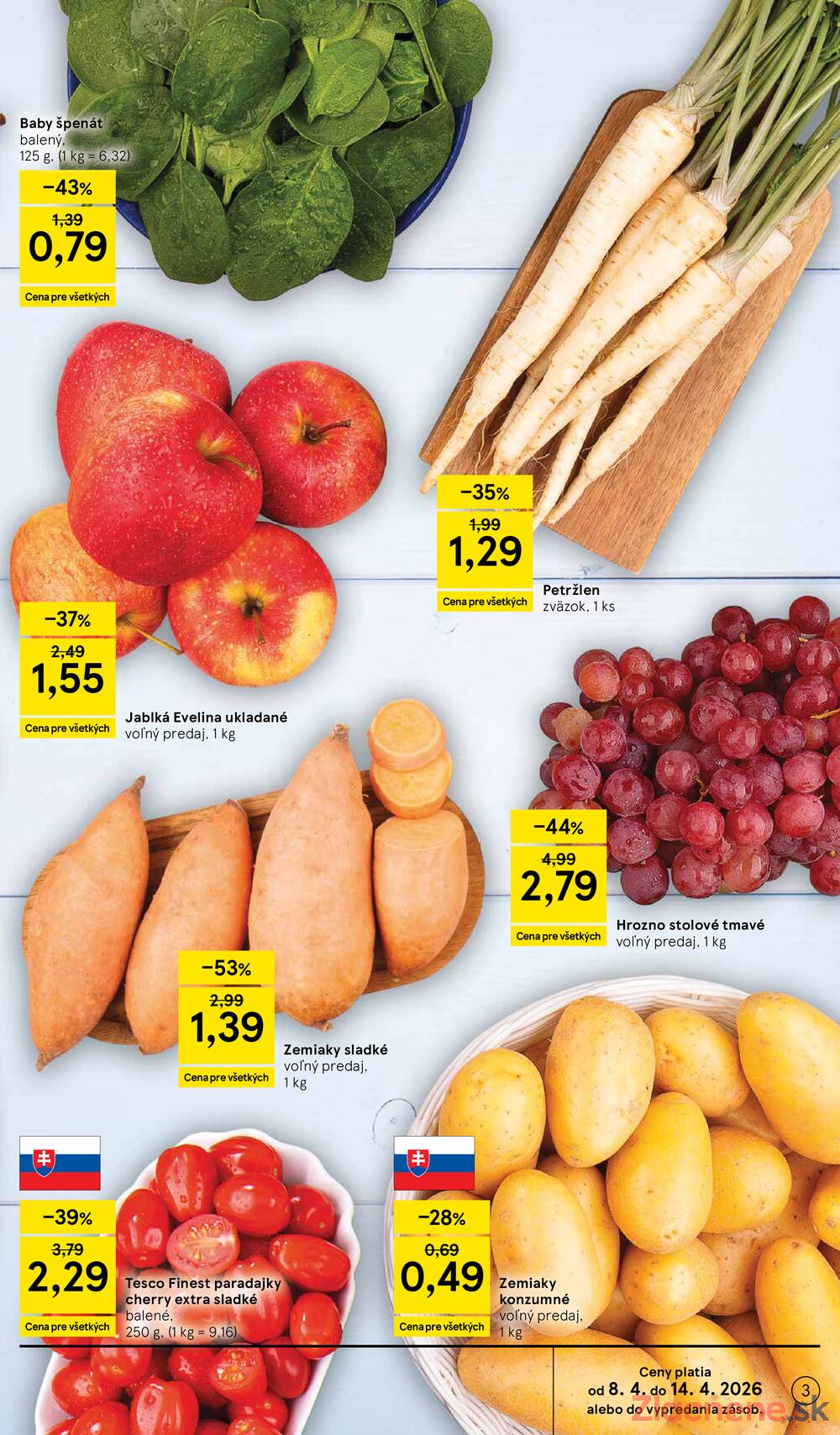 Tesco supermarkety od 8.4. do 14.4.2026