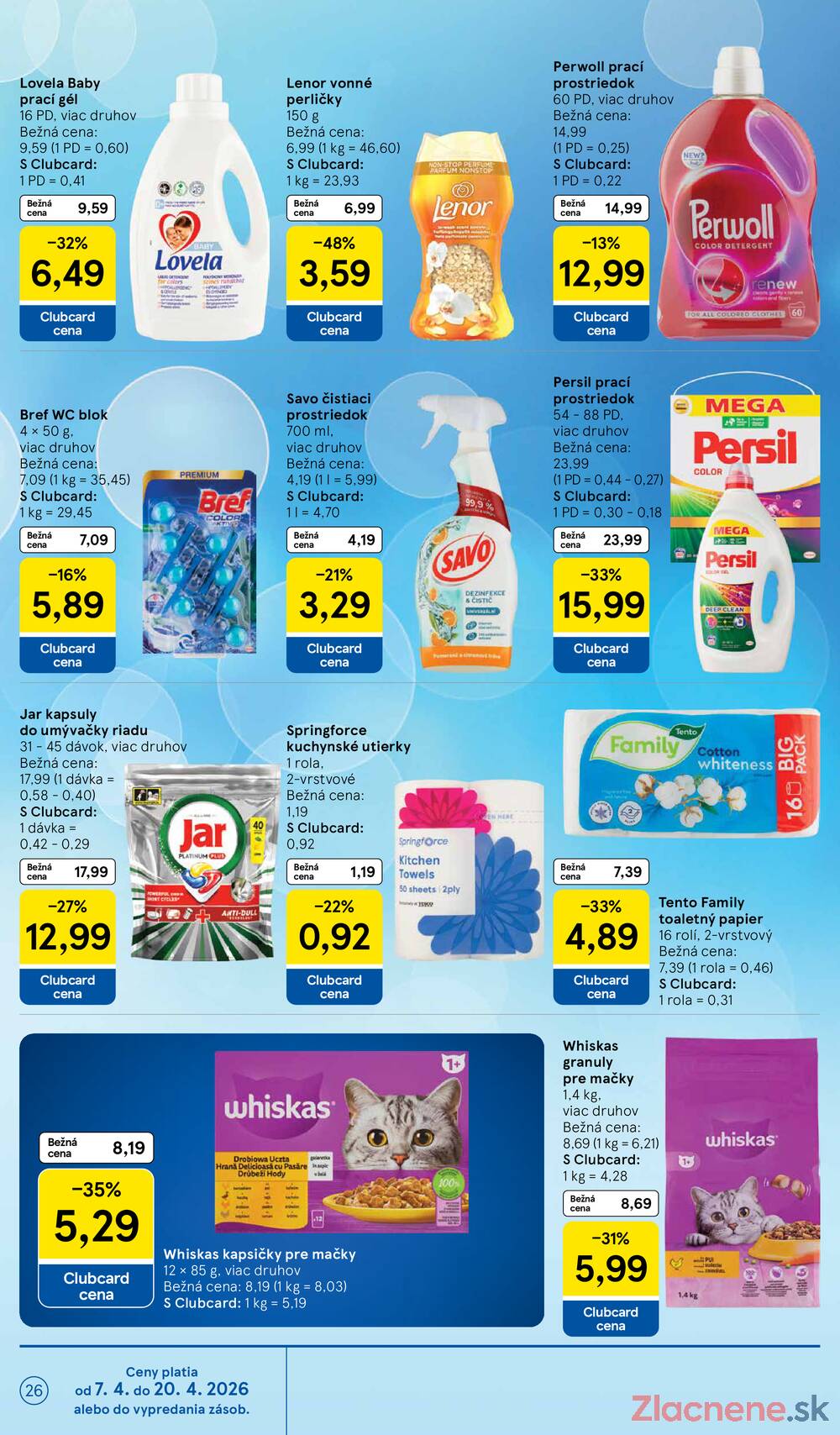 Tesco malé hypermarkety 7.4. - 14.4.