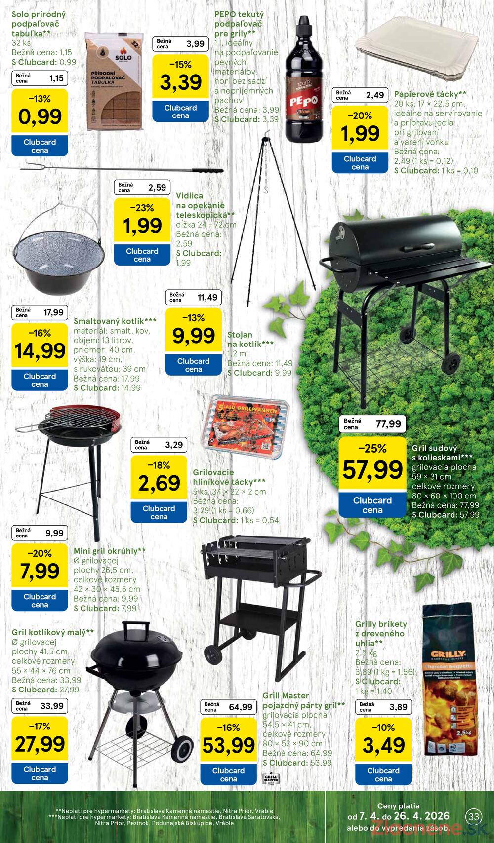 Tesco malé hypermarkety 7.4. - 14.4.