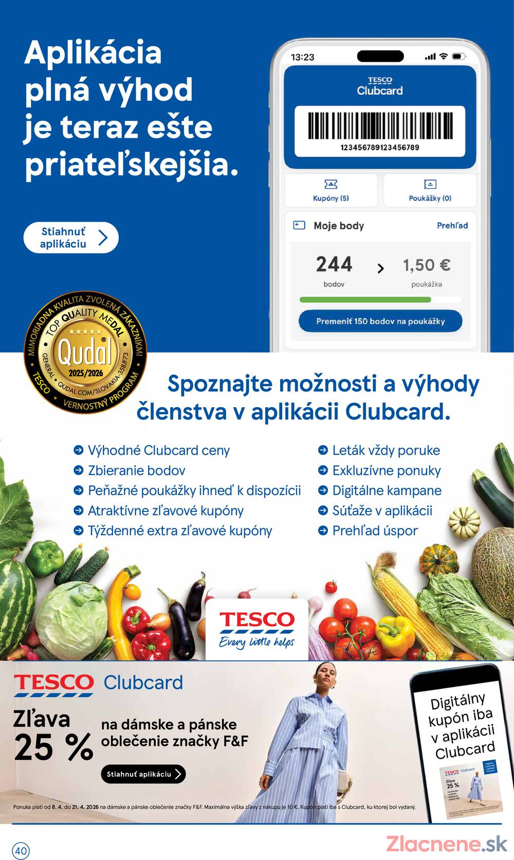 Tesco malé hypermarkety 7.4. - 14.4.