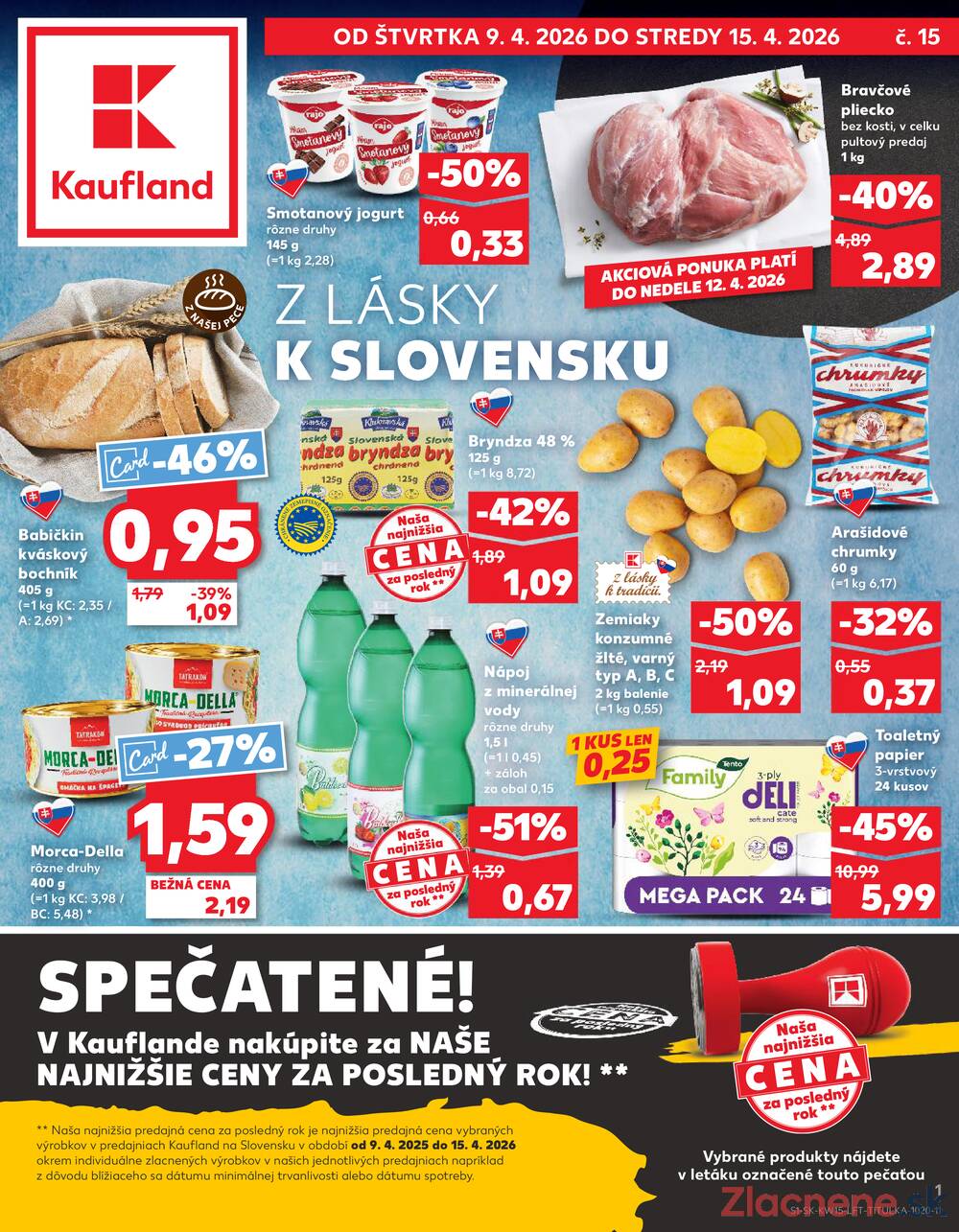 Leták Kaufland - Kaufland 9.4. - 15.4. - Kaufland Rožňava - strana 1 Leták Kaufland - Kaufland 9.4. - 15.4. - Kaufland Rožňava - strana 1