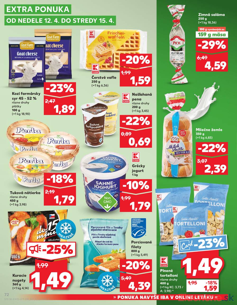 Leták Kaufland - Kaufland 9.4. - 15.4. - Kaufland Zvolen Zapad-Teplicky - strana 72
