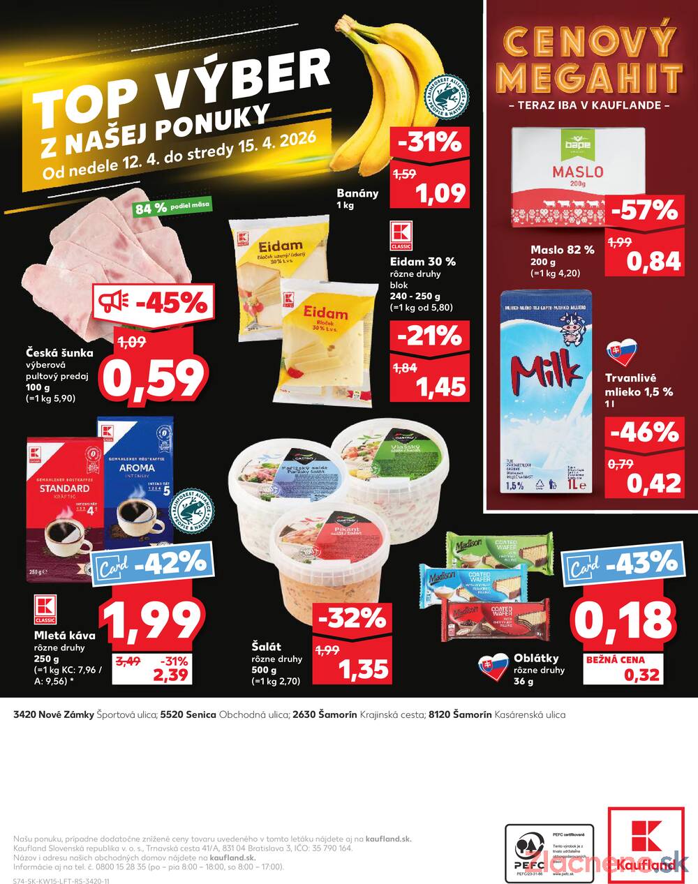 Leták Kaufland - Kaufland 9.4. - 15.4. - Kaufland Nové Zámky - strana 74