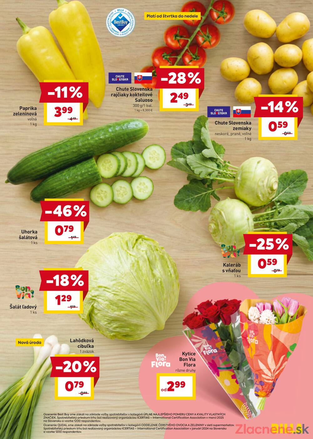 BILLA od 7.4. do 14.4.2026