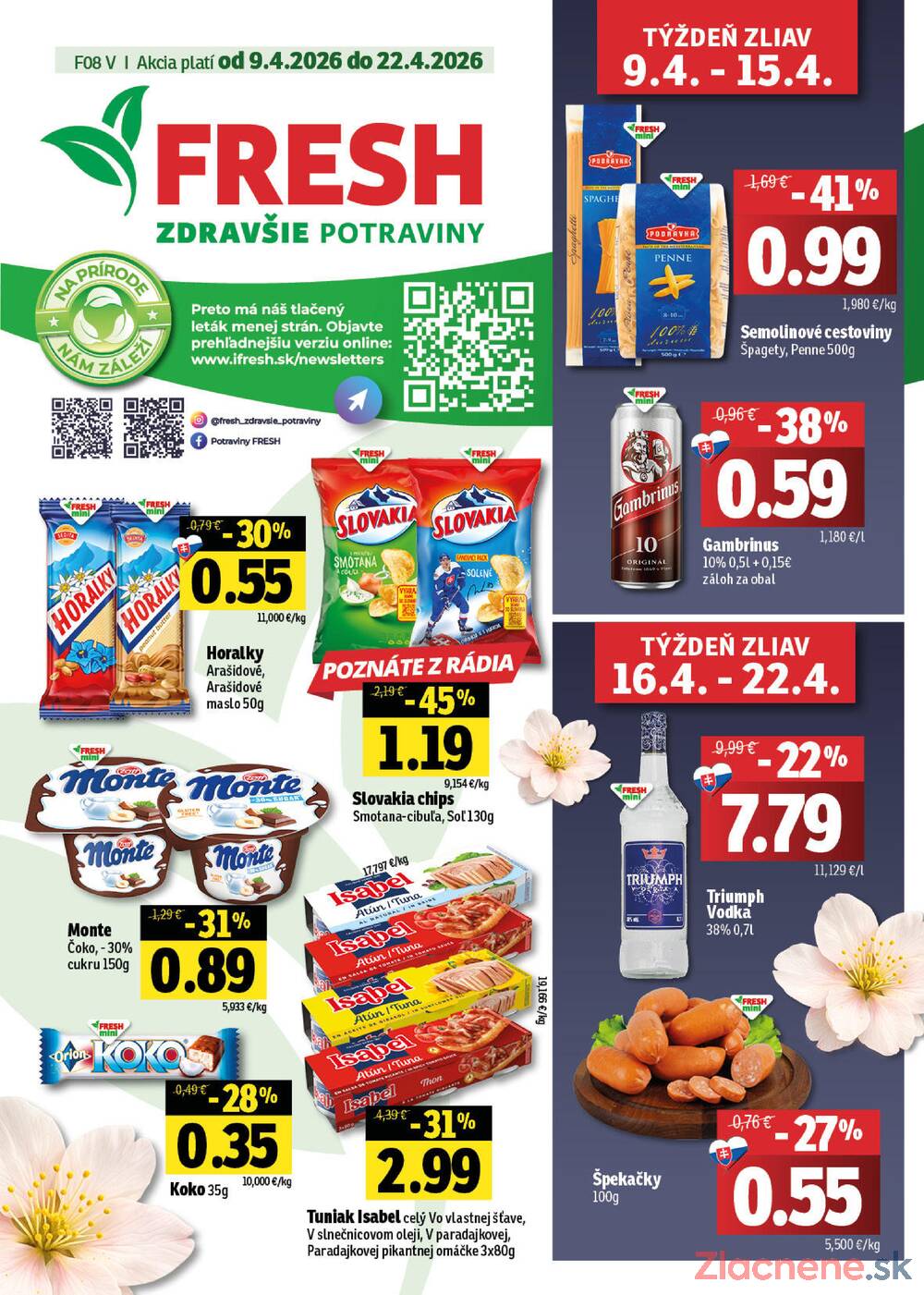 Leták Fresh - Fresh do 22.4. - strana 1 Leták Fresh - Fresh do 22.4. - strana 1