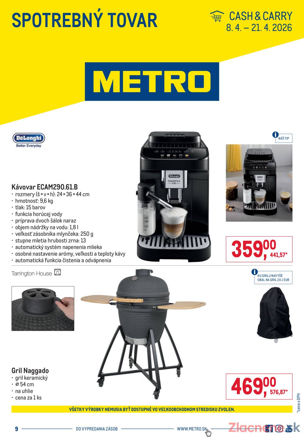 Leták METRO - METRO Spotrebný tovar do 21.4. - strana 1