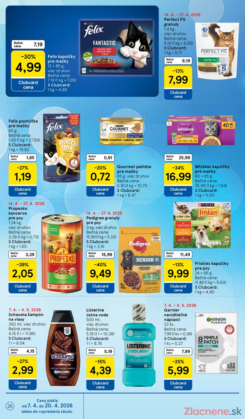 Leták Tesco - Tesco malé hypermarkety 15.4. - 21.4. - strana 26
