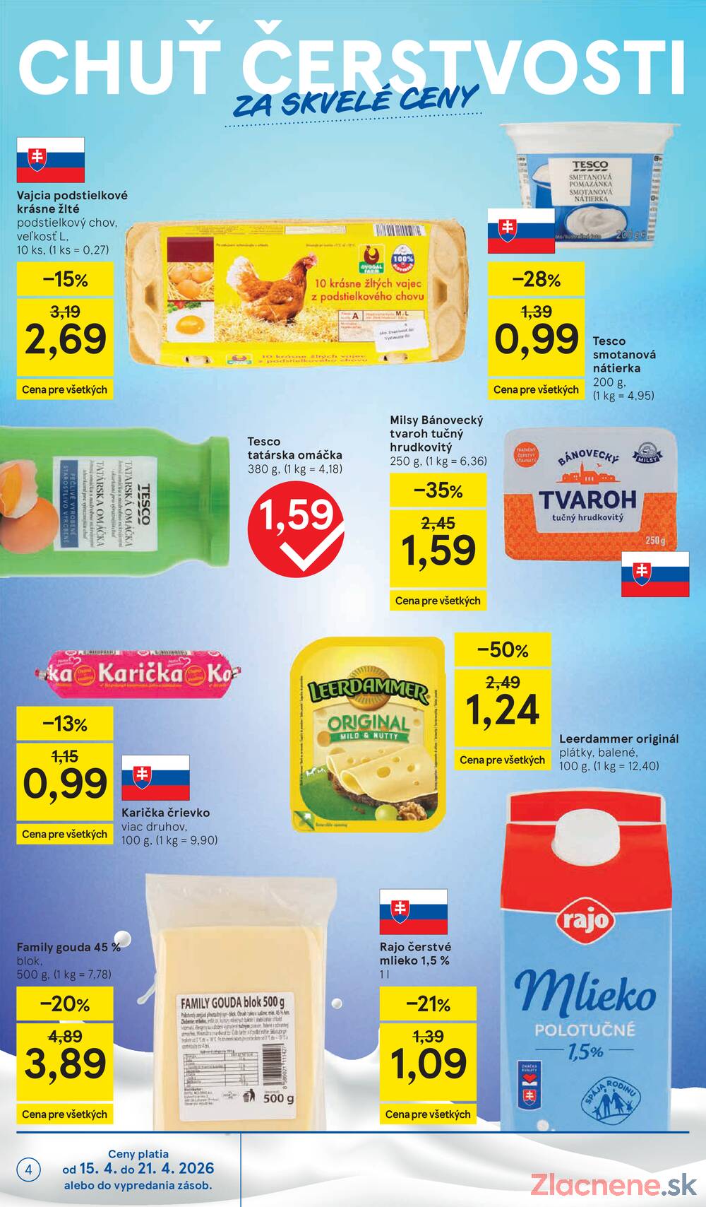 Leták Tesco - Tesco supermarkety od 15.4. do 21.4.2026 - strana 4