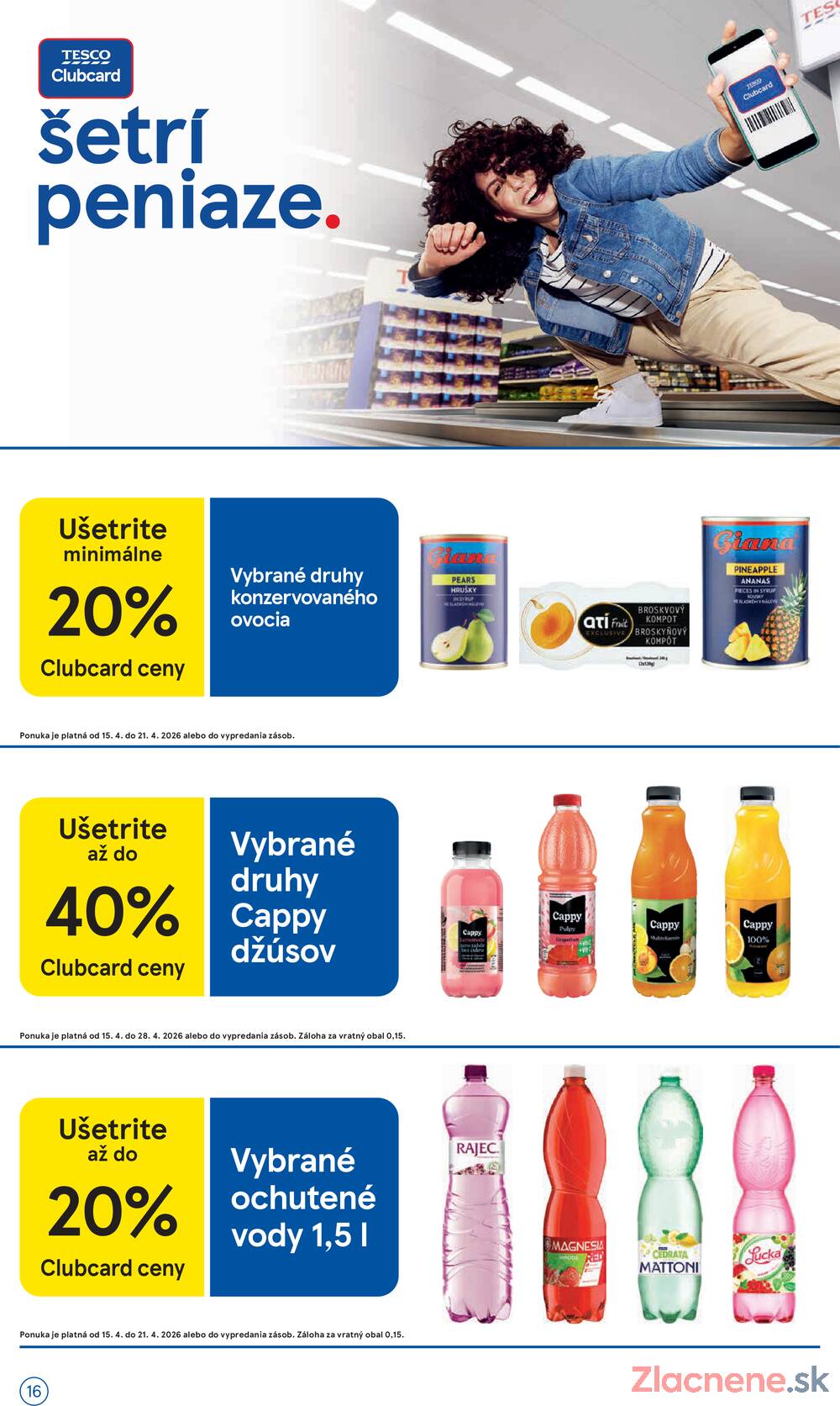 Tesco supermarkety od 15.4. do 21.4.2026