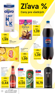 Tesco supermarkety od 15.4. do 21.4.2026