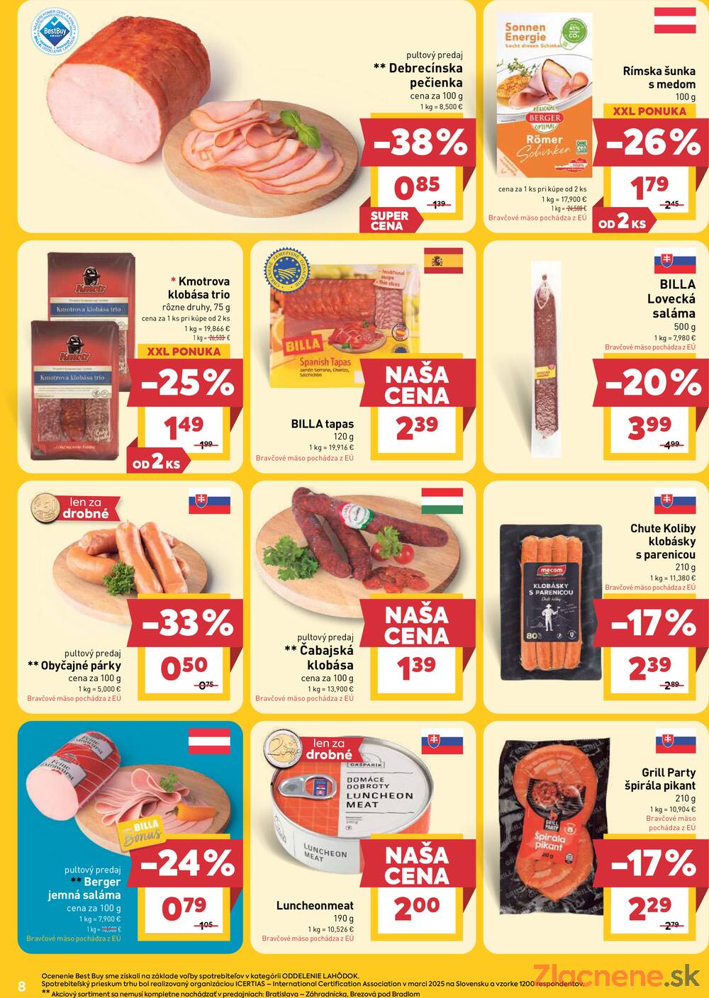 BILLA od 15.4. do 21.4.2026