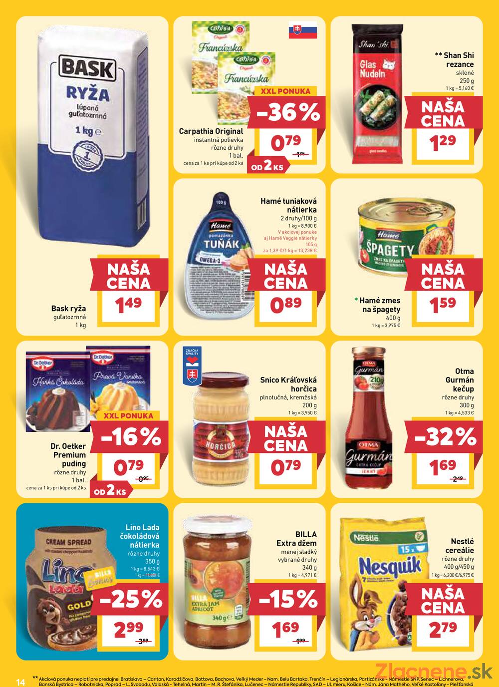 BILLA od 15.4. do 21.4.2026