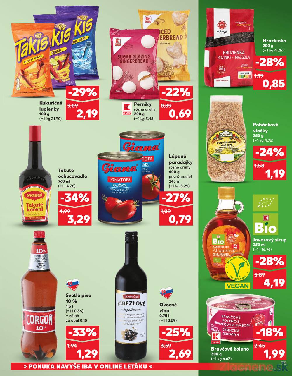 Leták Kaufland - Kaufland 16.4. - 22.4. - Kaufland Sabinov - strana 75