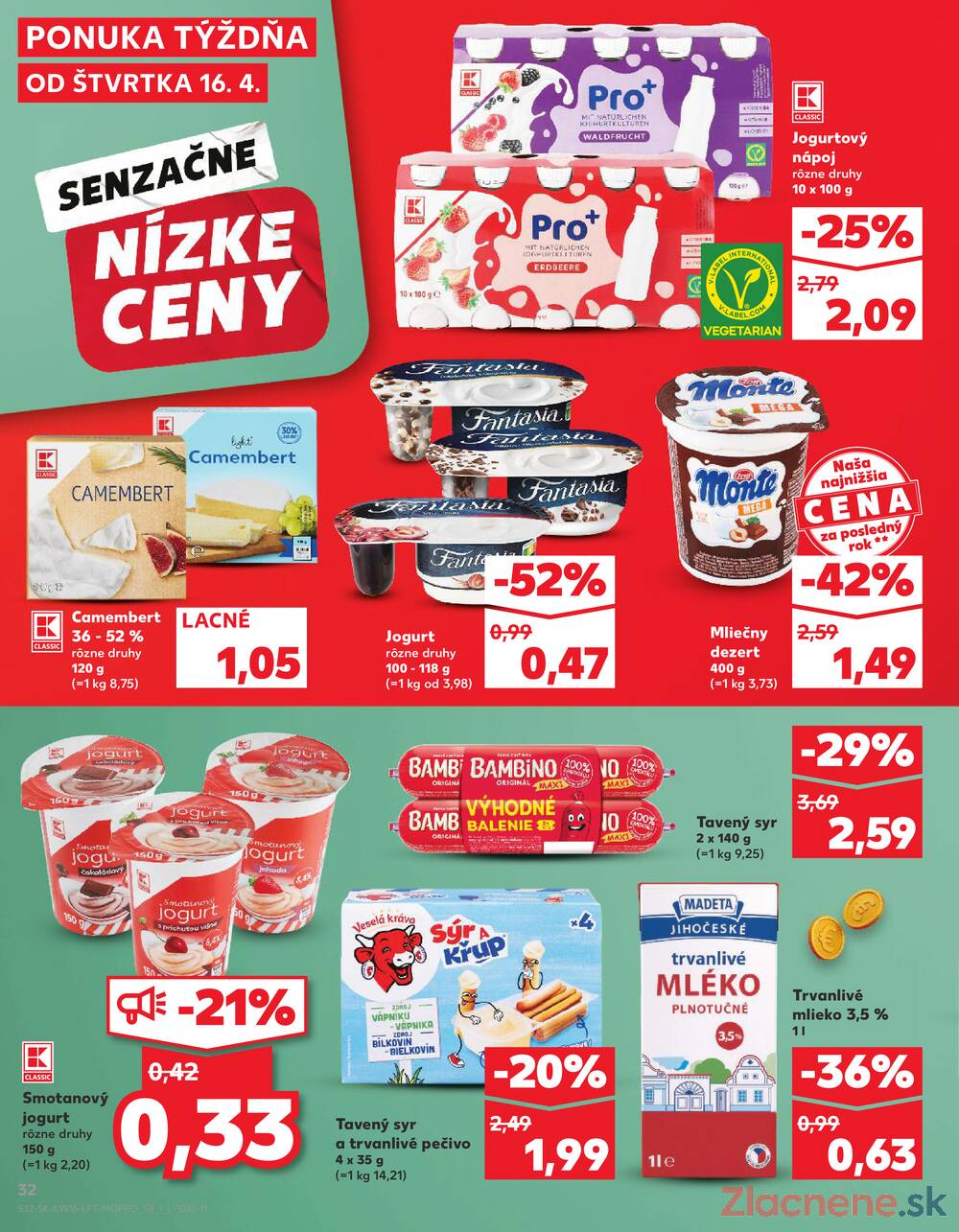 Leták Kaufland - Kaufland 16.4. - 22.4. - Kaufland Hlohovec - strana 32