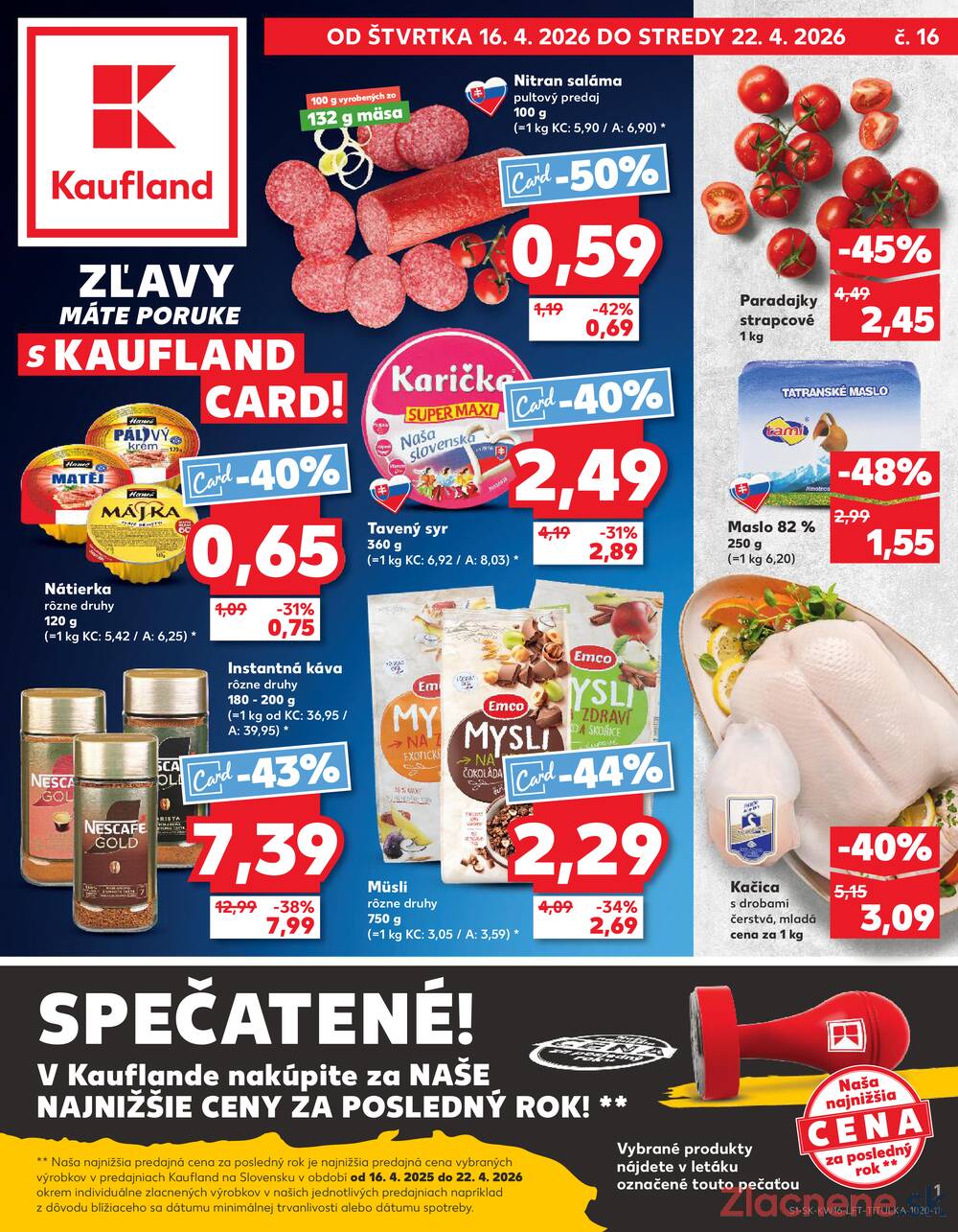 Kaufland 16.4. - 22.4. - Kaufland Nové Mesto nad Váhom